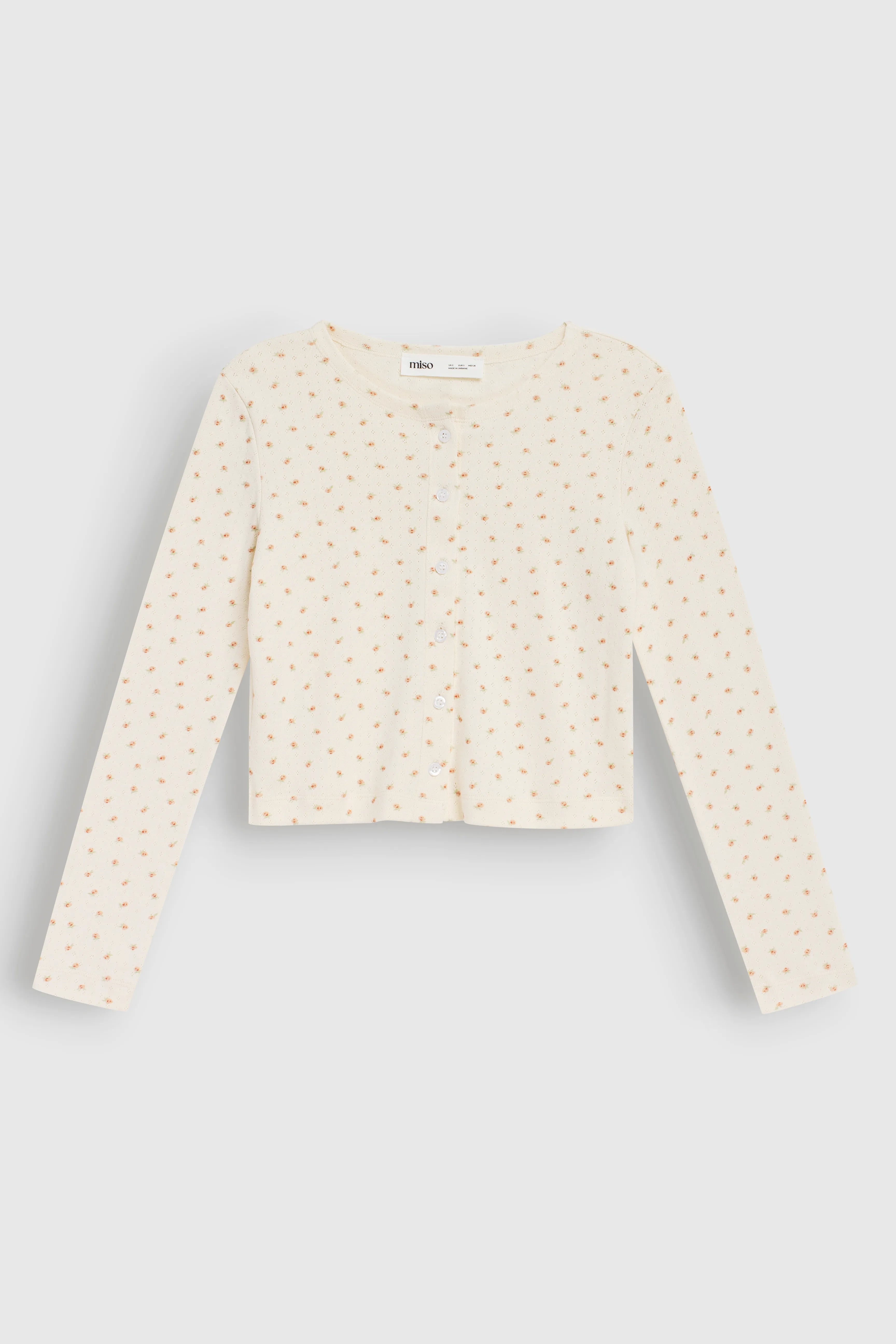 Ribbed longsleeve milky rose