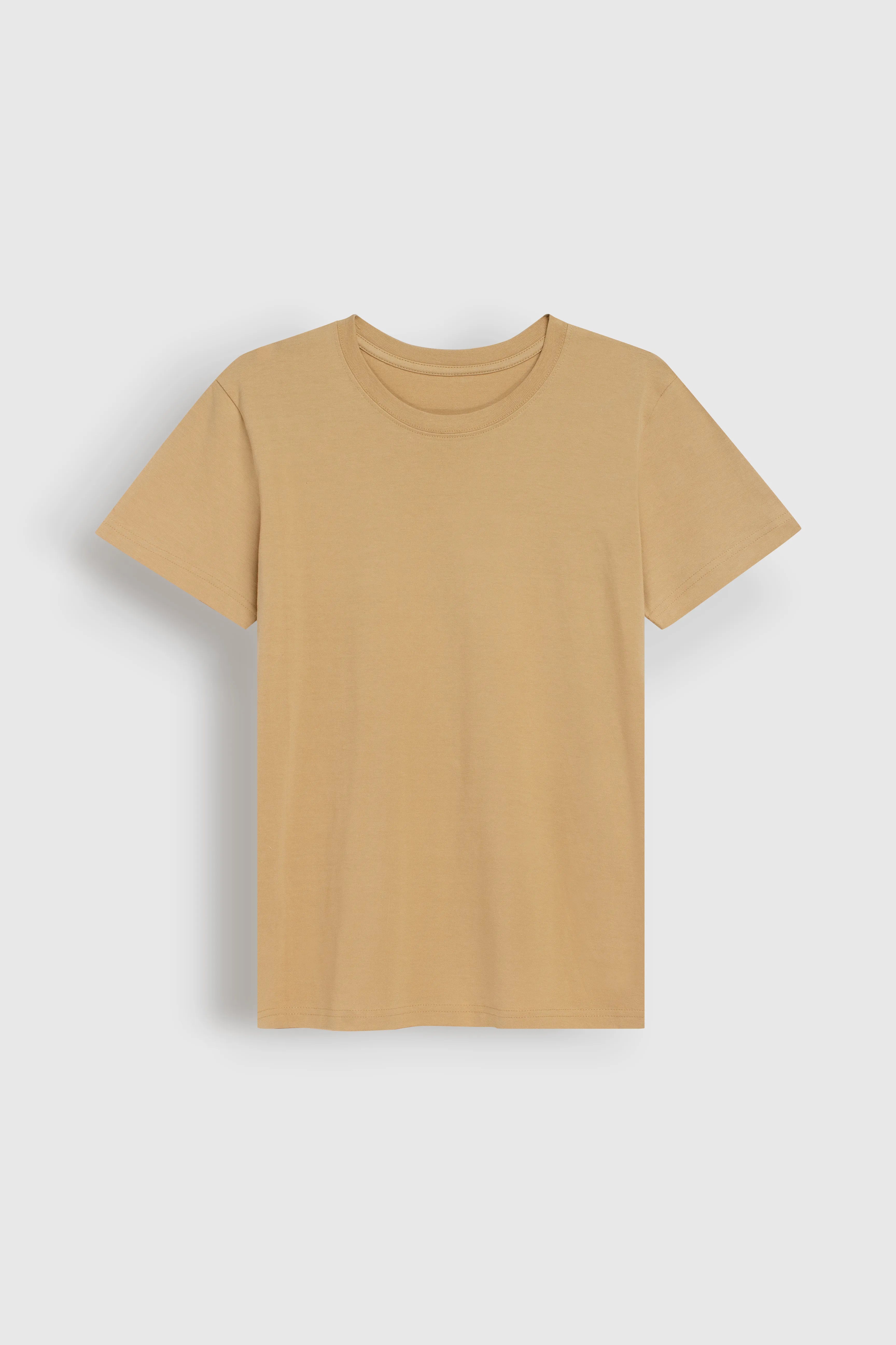 T-shirt Beige knit