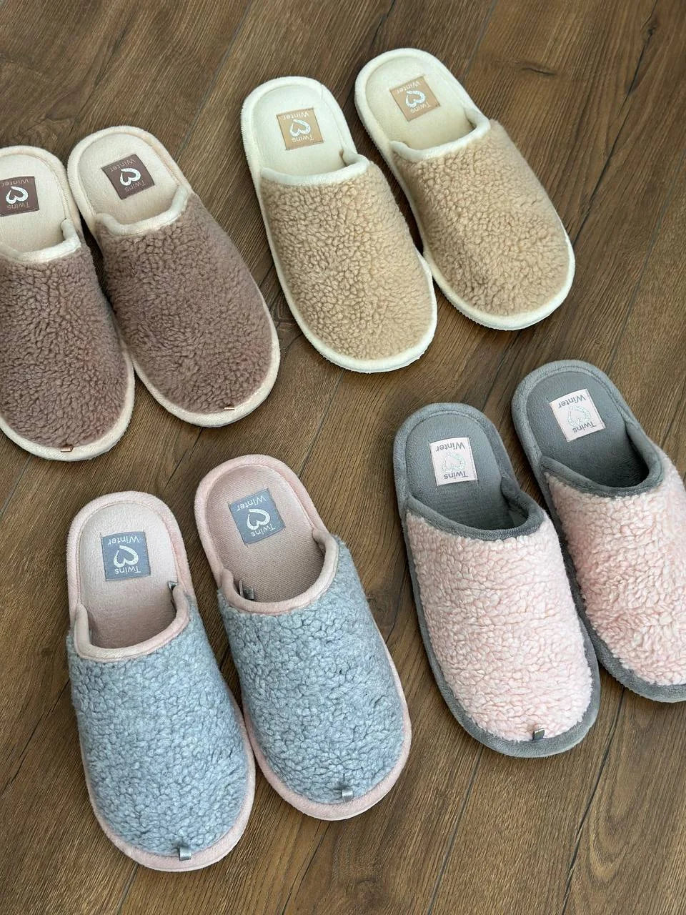 Women's slippers HS-OZ brown YETI