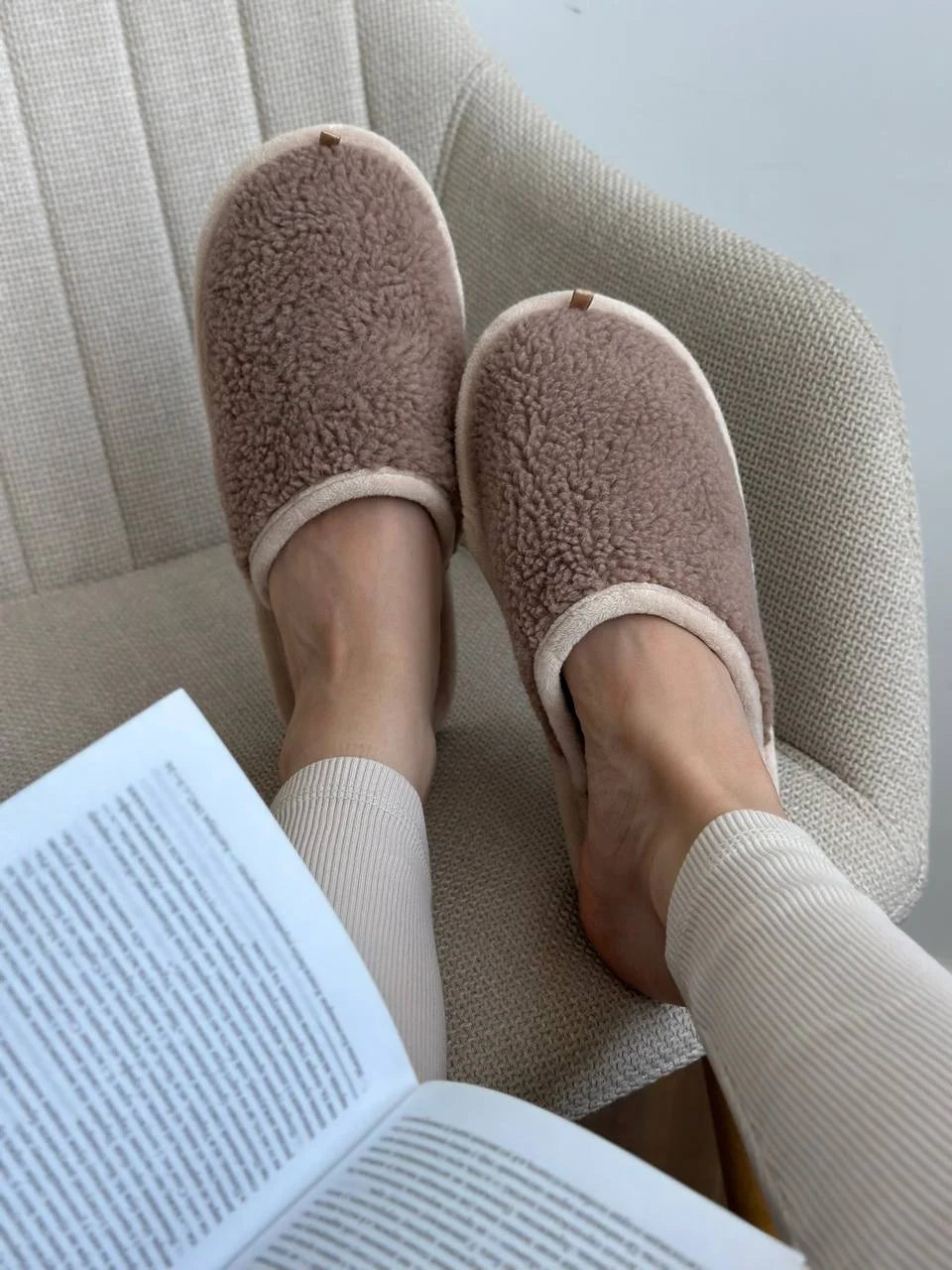 Women's slippers HS-OZ brown YETI